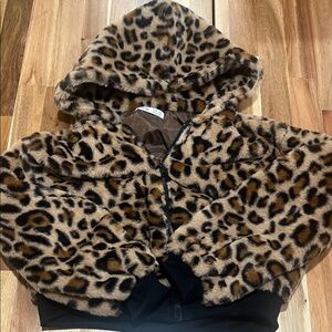 SHEIN Leopard Print Kids Jacket 12